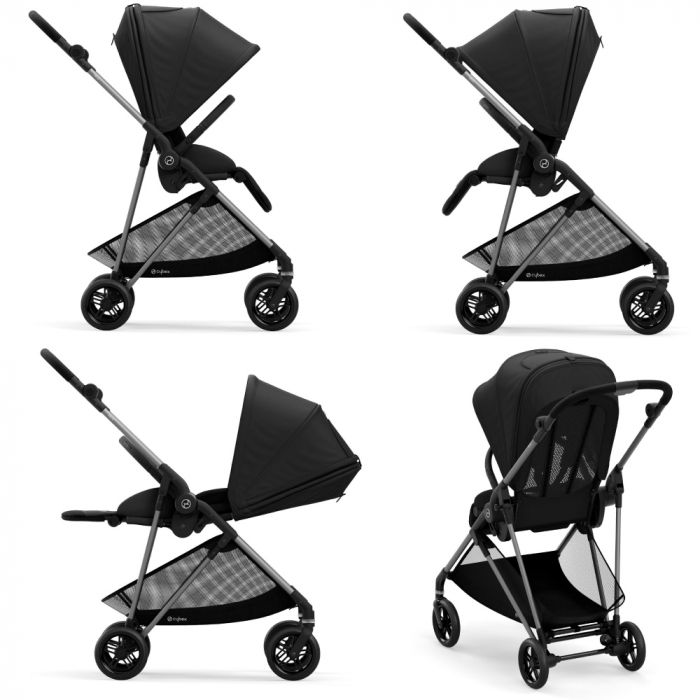 Carucior Cybex Melio B Deep Black-Resigilat [3]