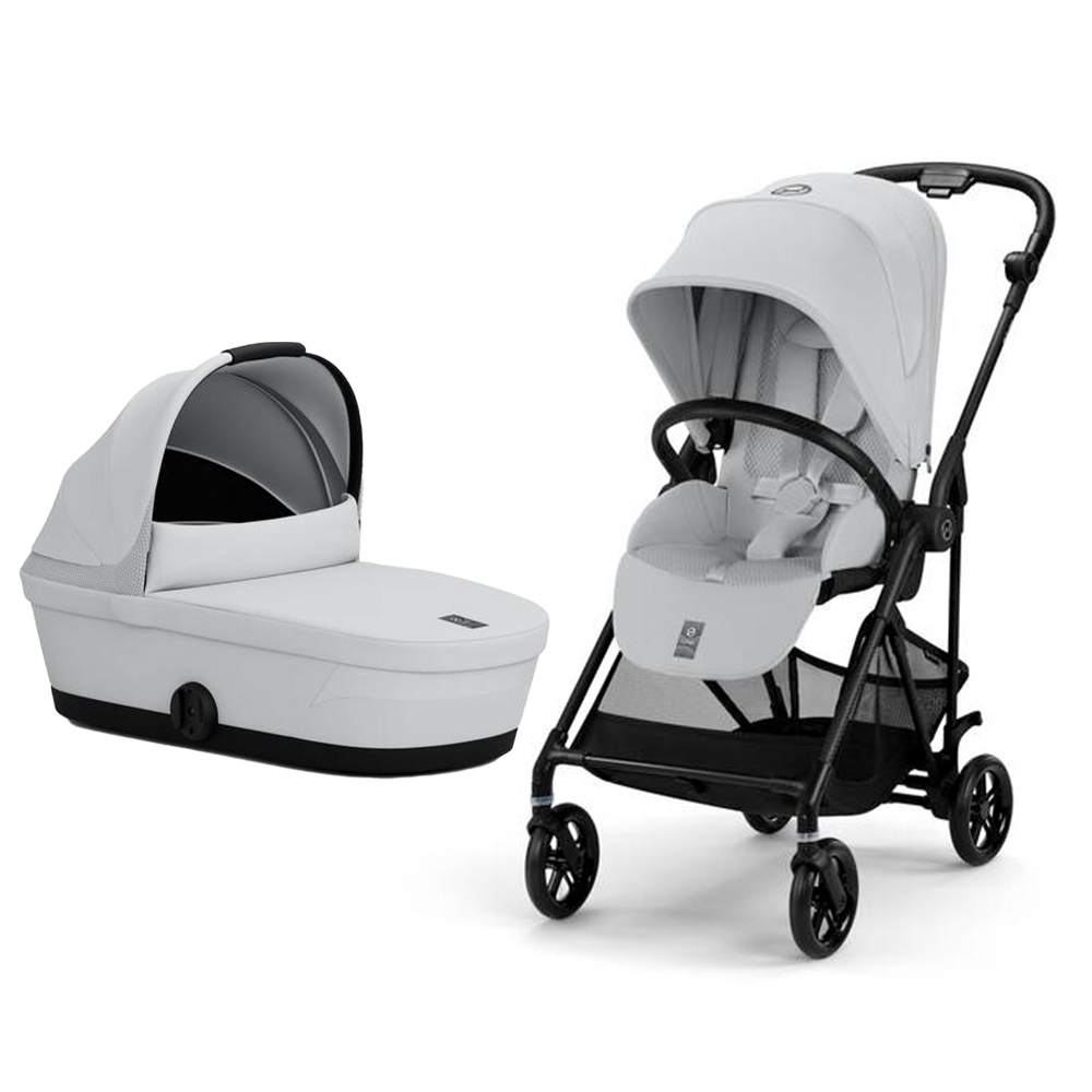 Carucior Cybex Melio Carbon 2 in 1 Fog Grey