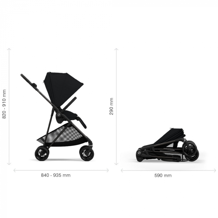 Carucior Cybex Melio Carbon B Magic Black [6]