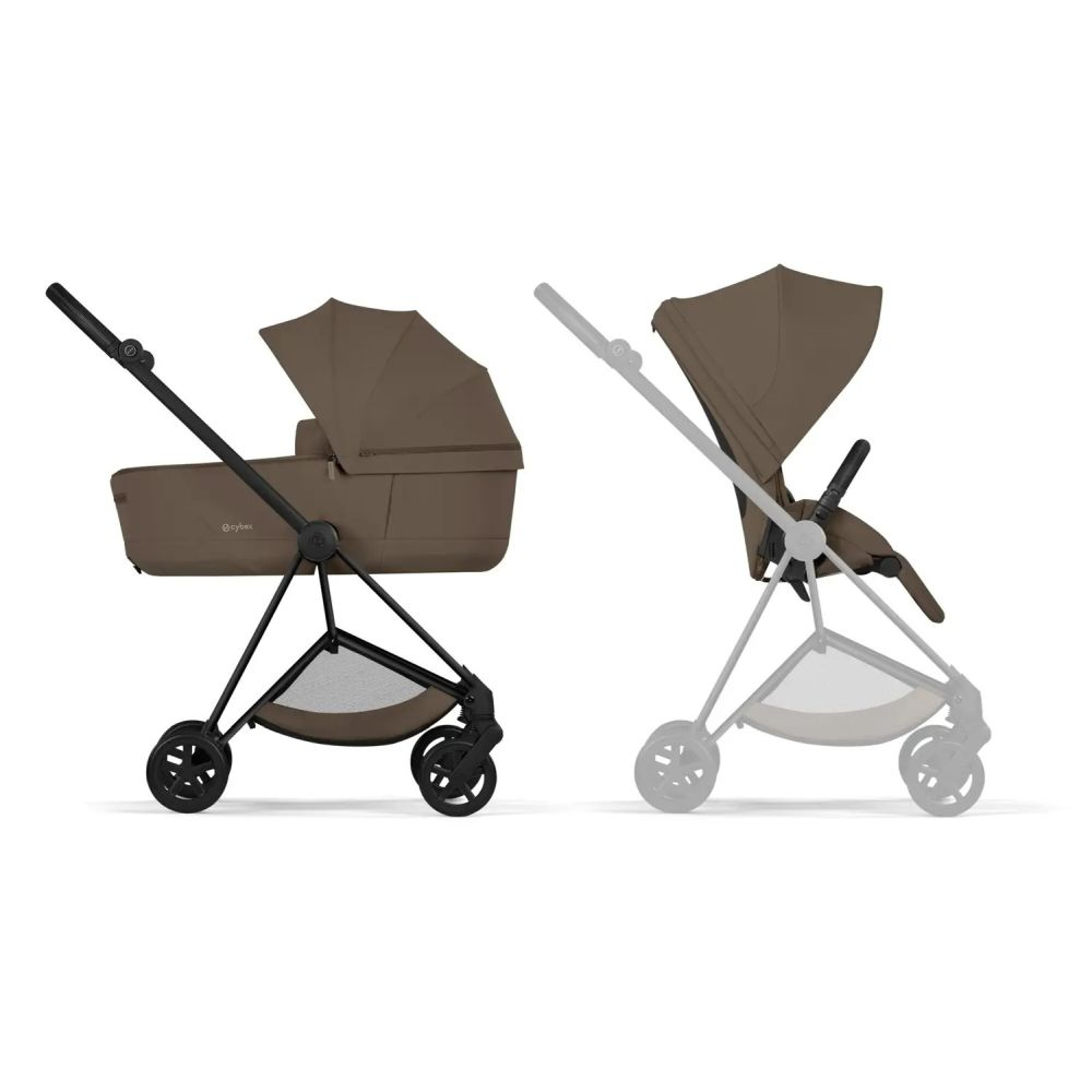 Carucior Cybex Mios Comfort Matt Black Coconut Brown 2 in 1 [2]