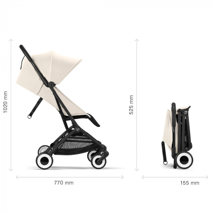 Carucior Cybex Orfeo Black/Canvas White [5]