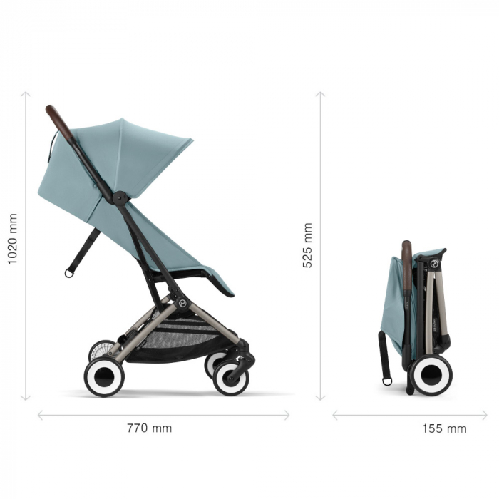 Carucior Cybex Orfeo Taupe/Stormy Blue-Resigilat [5]