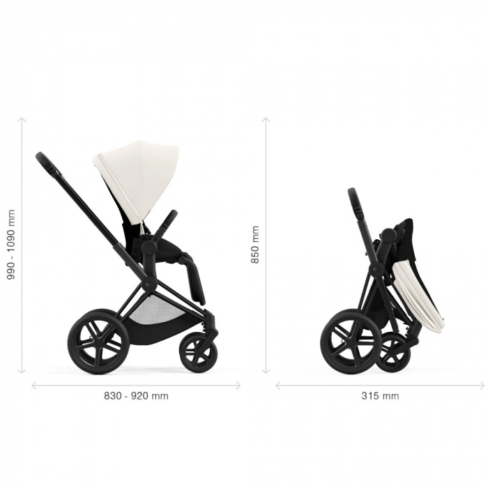 Carucior Cybex Priam 2 in 1 Off White [8]
