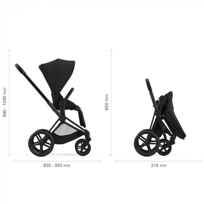 Carucior Cybex Priam 3 in 1 Sepia Black [8]
