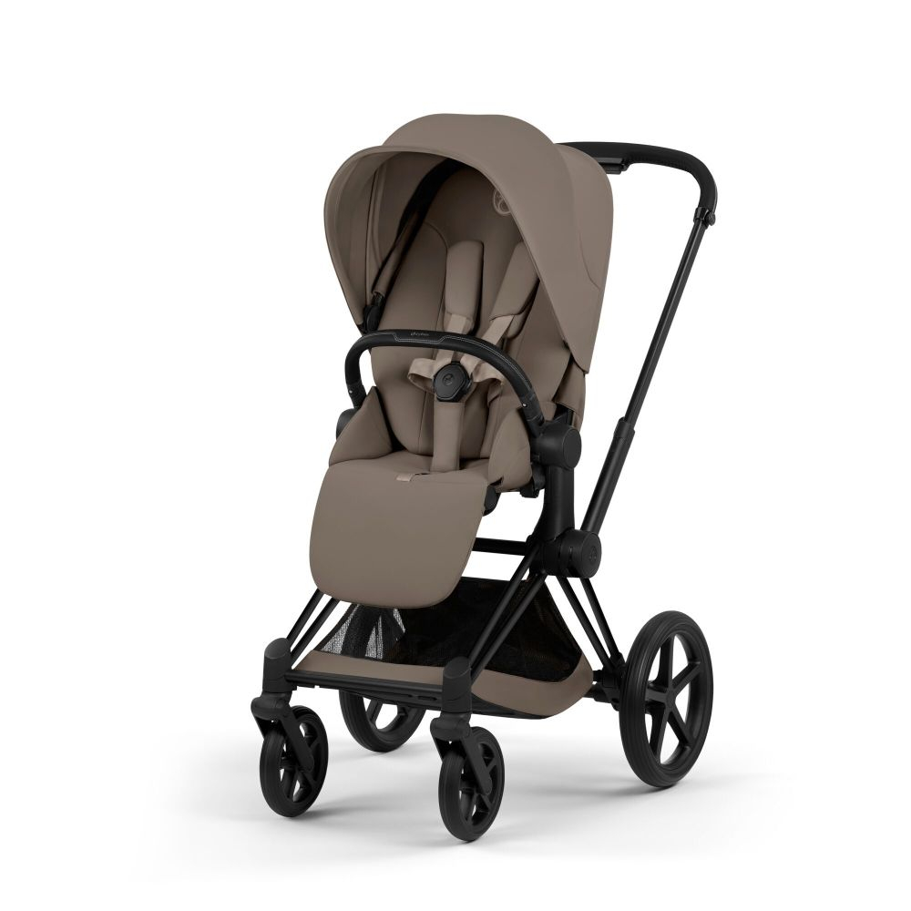 Carucior Cybex Priam Comfort Matt Black Coconut Brown 2 in 1 [4]