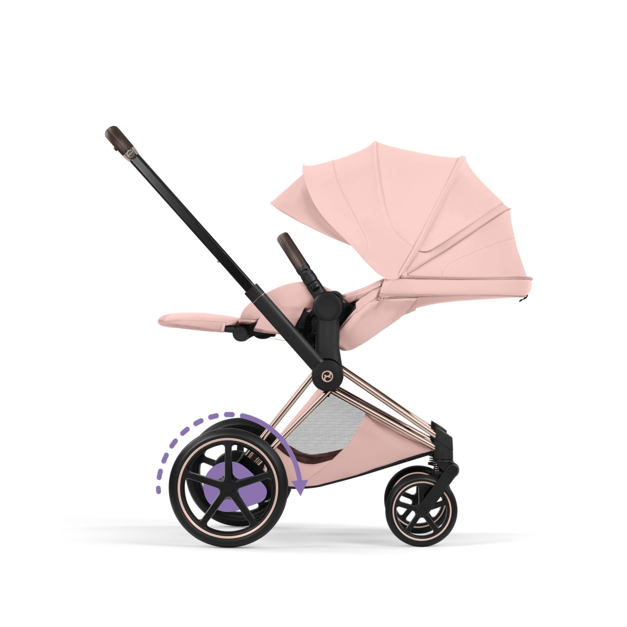 Carucior Cybex e-Priam Style Peach Pink 2 in 1 [6]