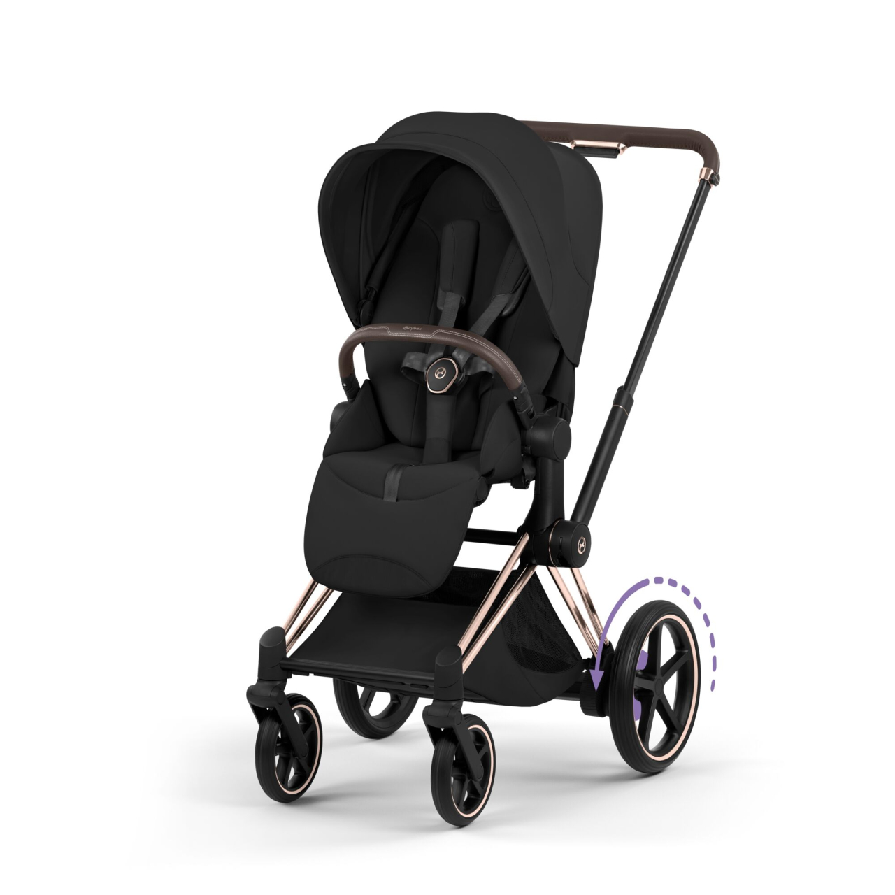 Carucior Cybex e-Priam Style Sepia Black 2 in 1 [2]