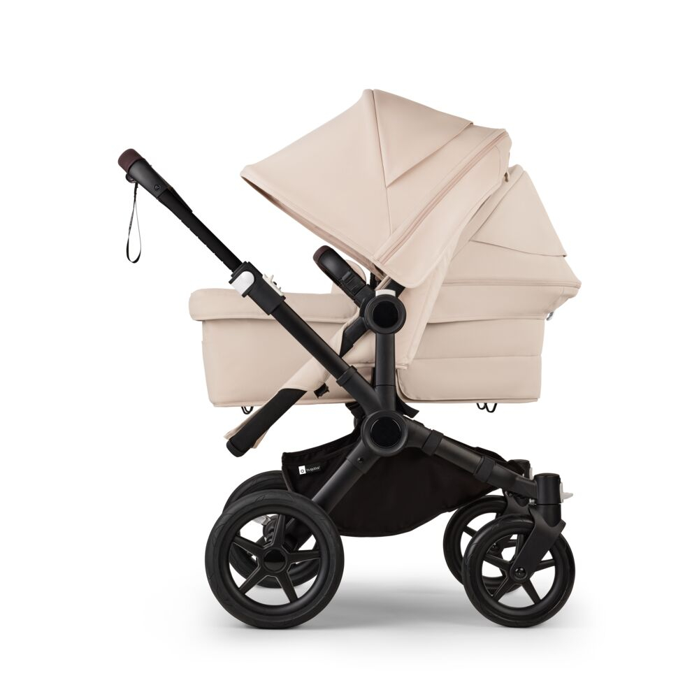 Carucior dublu Bugaboo Donkey 5 Duo Black/Desert Taupe [3]