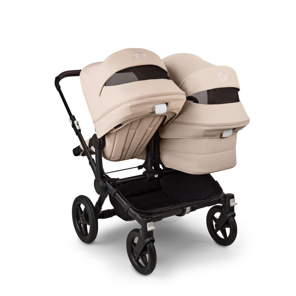 Carucior dublu Bugaboo Donkey 5 Duo Black/Desert Taupe [4]