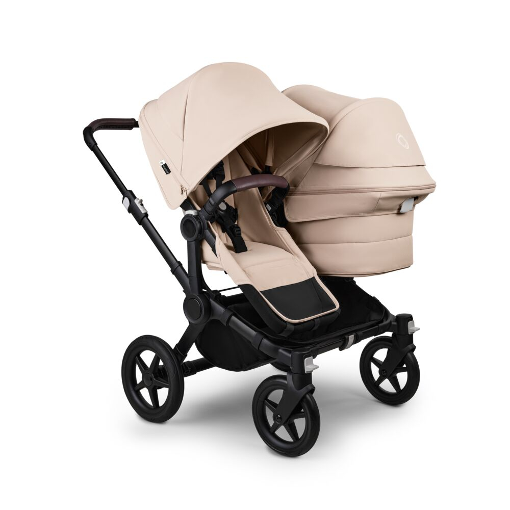 Carucior dublu Bugaboo Donkey 5 Duo Black/Desert Taupe [5]