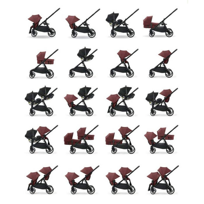 Carucior gemeni Baby Jogger City Select Lux Port sistem 2 in 1 - Resigilat [9]