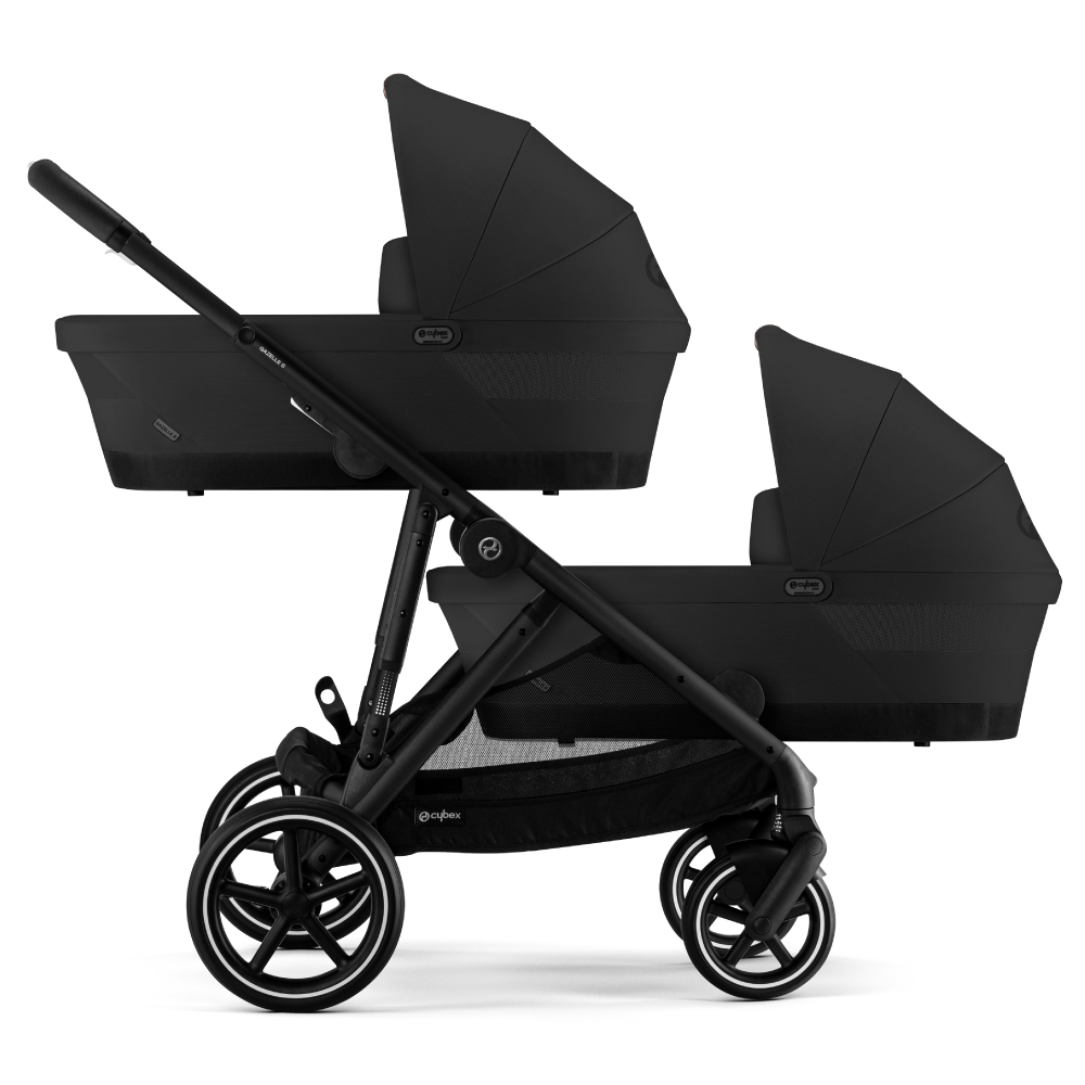 Carucior gemeni Cybex Gazelle S Black/Moon Black [2]