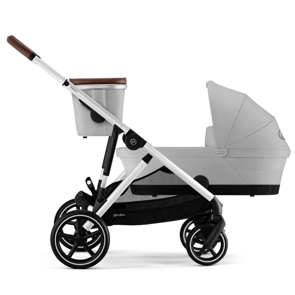 Carucior gemeni Cybex Gazelle S Silver/Stone Grey cu Scoici Auto Cloud G i-Size Plus [4]