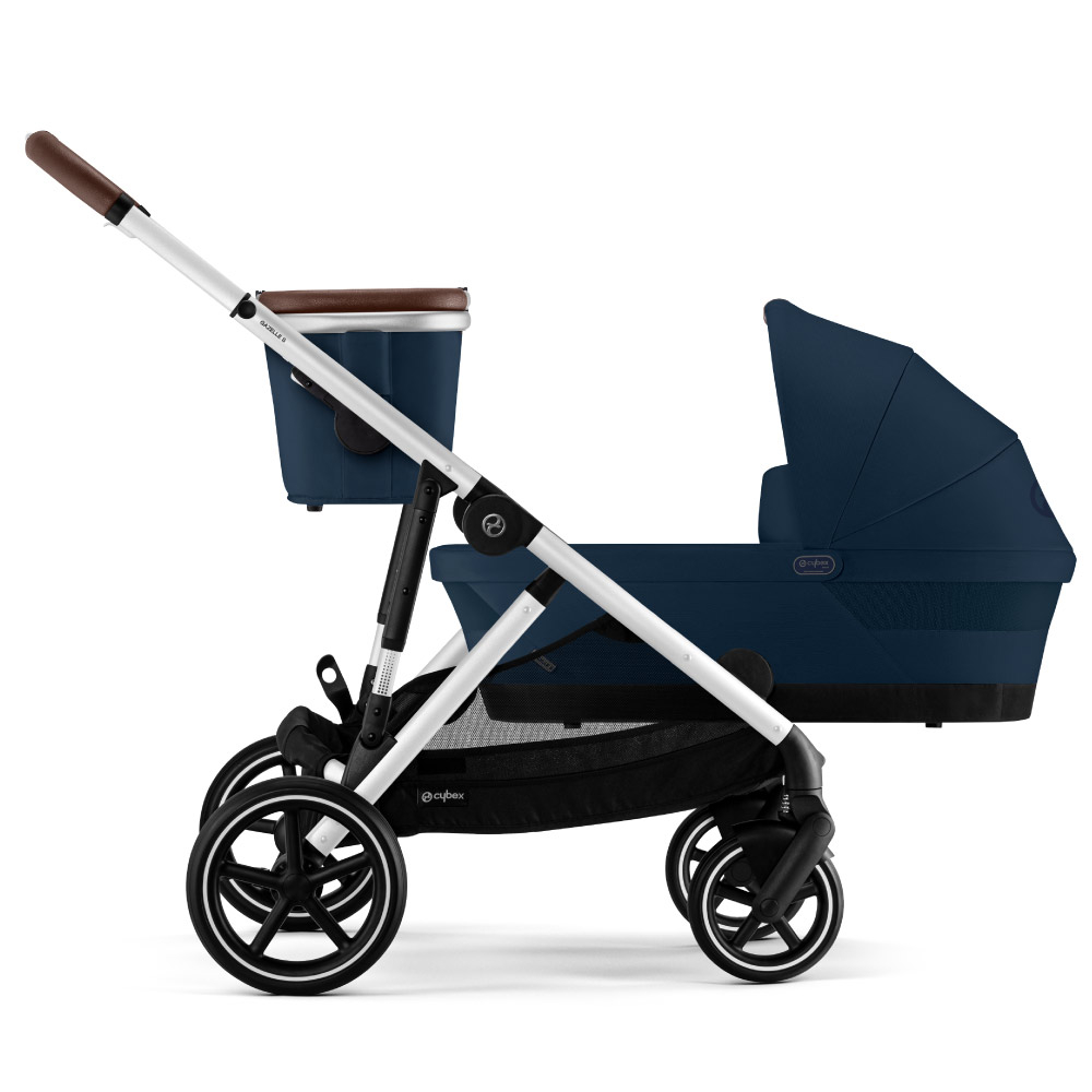 Carucior gemeni Cybex Gazelle S Silver/Ocean Blue cu Scoici Auto Cloud G i-Size Plus [4]