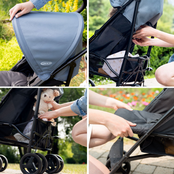 Carucior Graco EZLite Midnight-Resigilat [7]