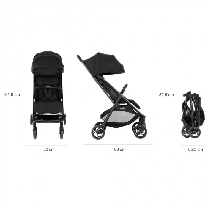 Carucior Graco Myavo 3 in 1 Midnight-Resigilat [9]