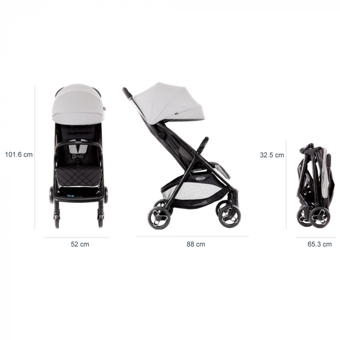 Carucior Graco Myavo Steeple Gray - Resigilat [4]