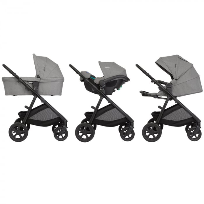 Carucior Graco Near2Me DLX 3 in 1 Ash [4]