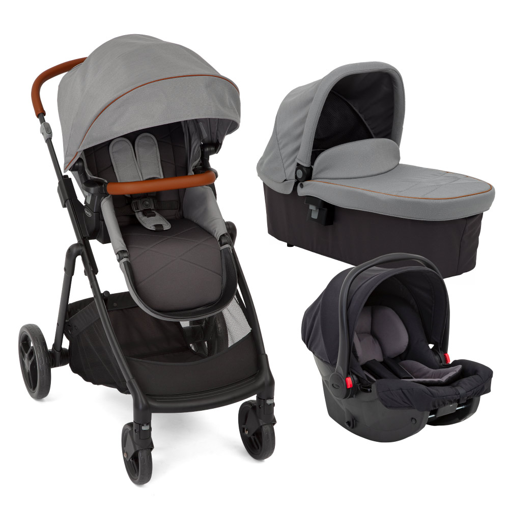 Carucior Graco Near2Me Steeple Grey 3 in 1