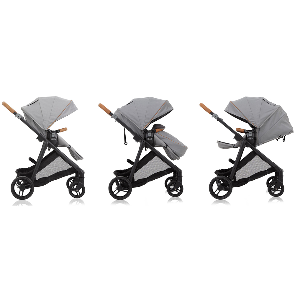 Carucior Graco Near2Me Steeple Grey 3 in 1 [4]