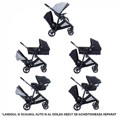 Carucior Graco Time2Grow Iron - Resigilat [5]