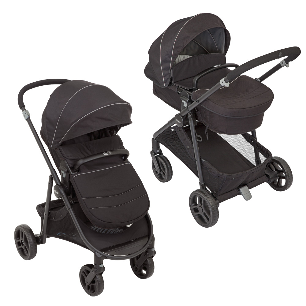 Carucior Graco Transform 2 in 1 Black [2]