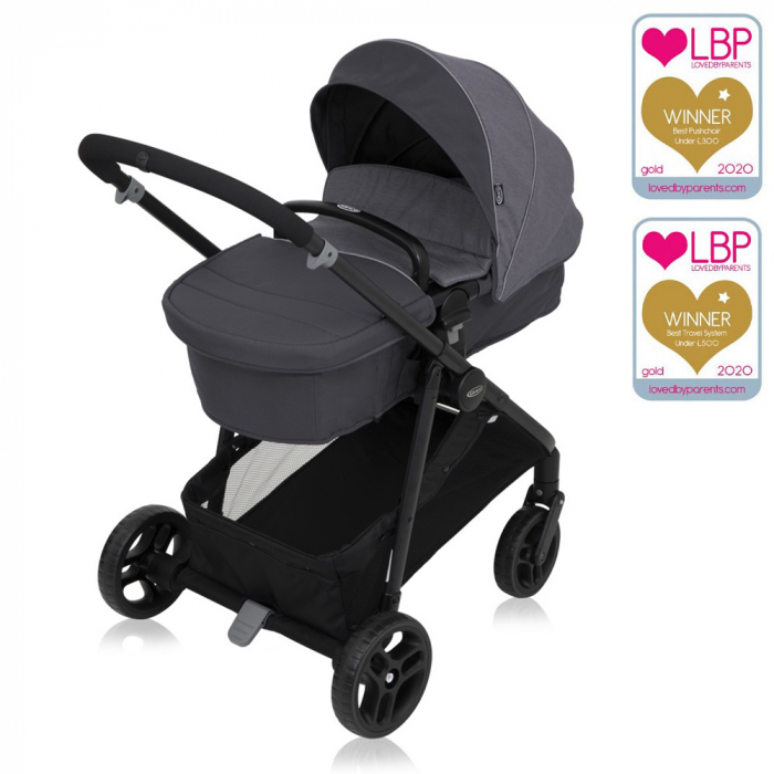 Carucior Graco Transform 2 in 1 Slate-Resigilat [7]