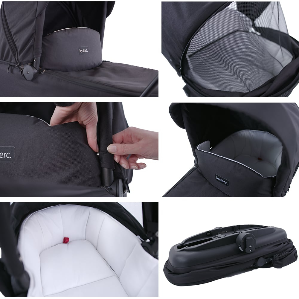 Carucior Leclerc Baby 2 in 1 colectia Monnalisa Black [9]