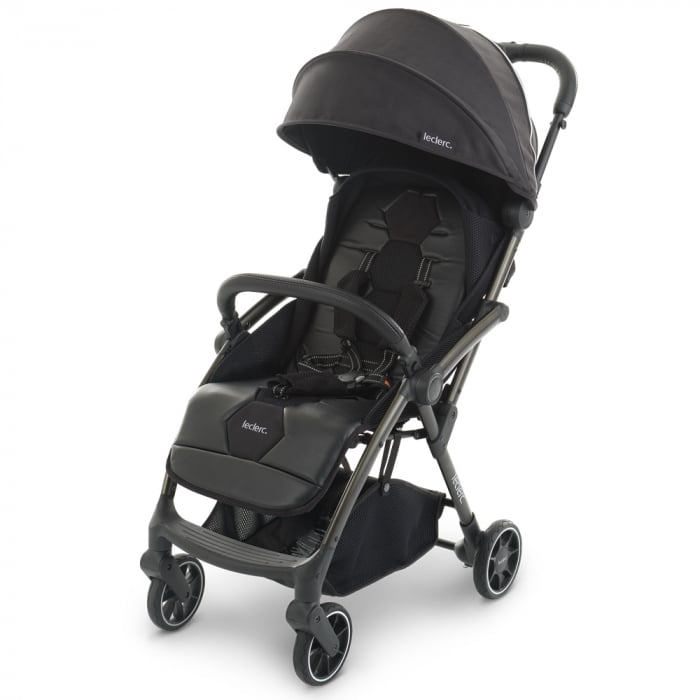 Carucior Leclerc Baby Hexagon Carbon Black - Resigilat