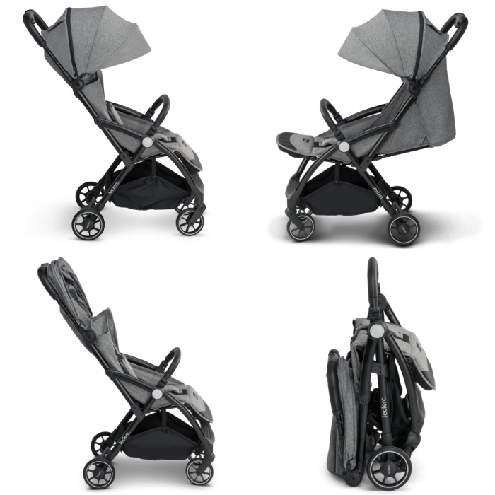 Carucior Leclerc Influencer 2 in 1 Grey Melange [4]