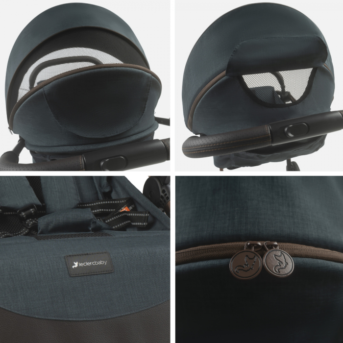 Carucior Leclerc Influencer Air 2 in 1 Denim Blue [5]