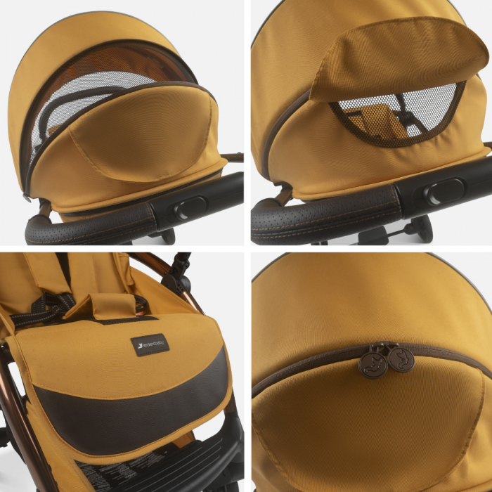 Carucior Leclerc Influencer Air 2 in 1 Golden Mustard [5]