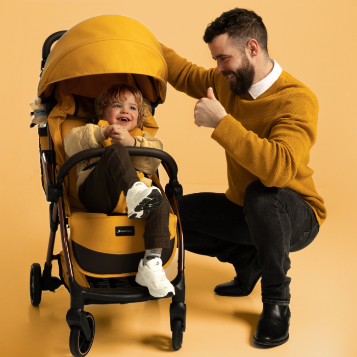Carucior Leclerc Influencer Air Golden Mustard-Resigilat [7]
