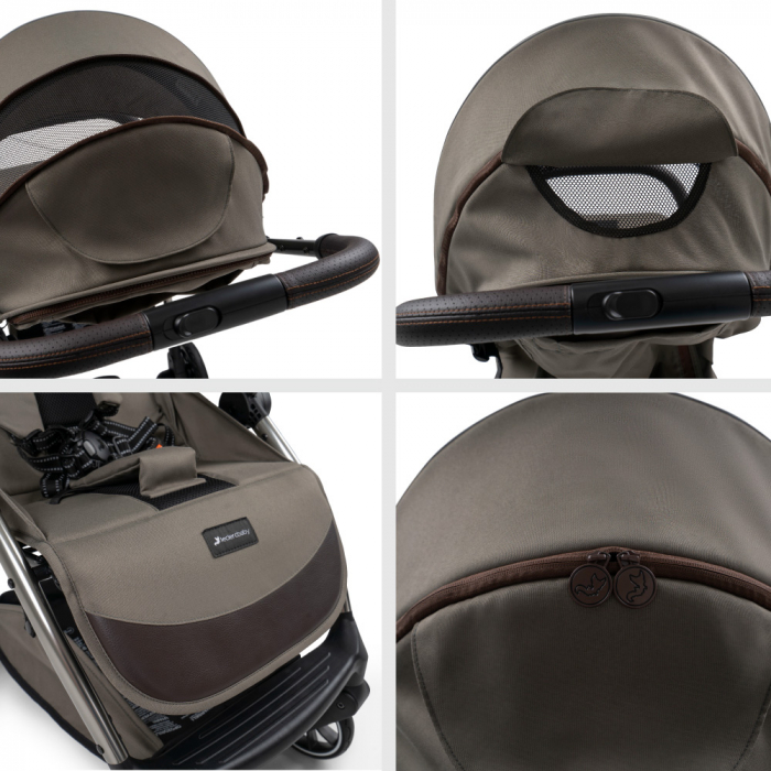 Carucior Leclerc Influencer Air 2 in 1 Olive Green [5]