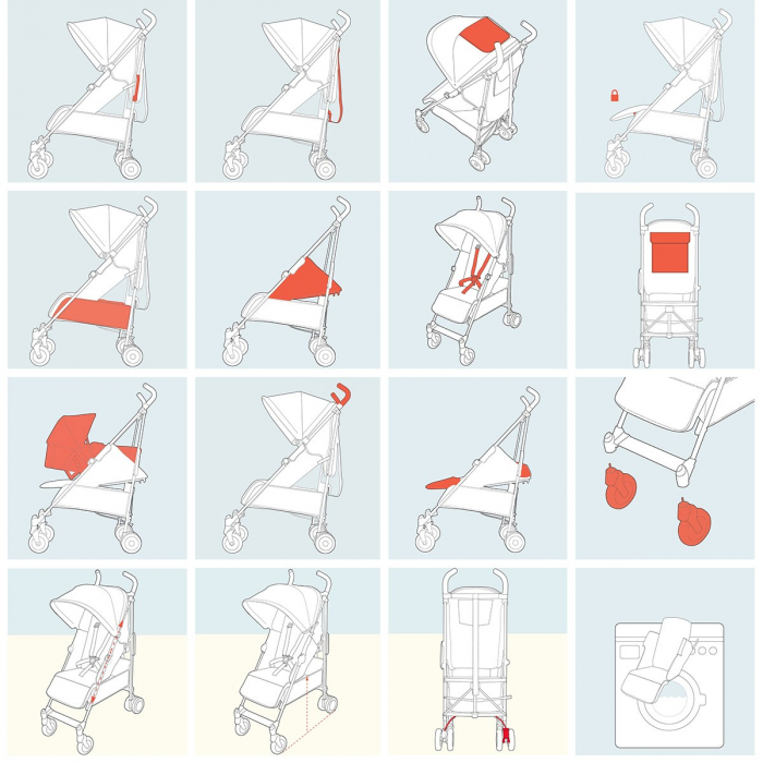 Carucior Maclaren Quest Medieval Blue/Silver [7]