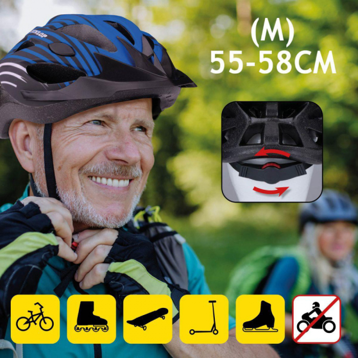 Casca protectie Dunlop M 55-58 cm Albastru [4]