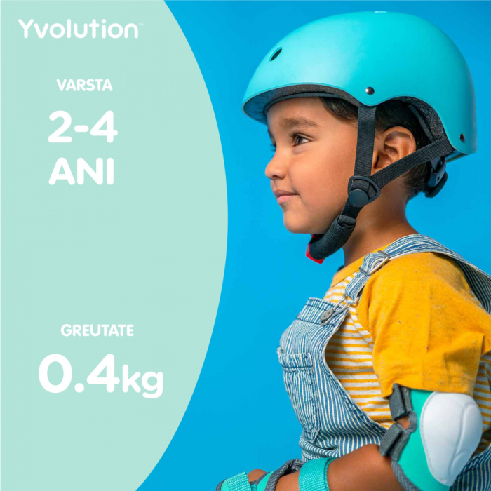 Casca protectie Yvolution 44-52 cm Green [4]