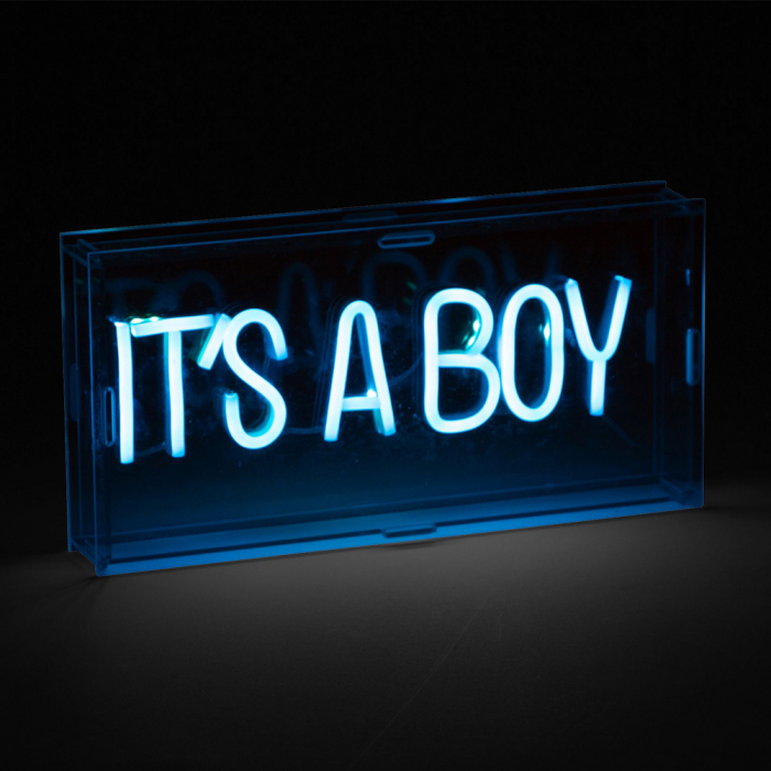 Caseta luminoasa Neon Childhome 30x15 cm, Albastru [2]