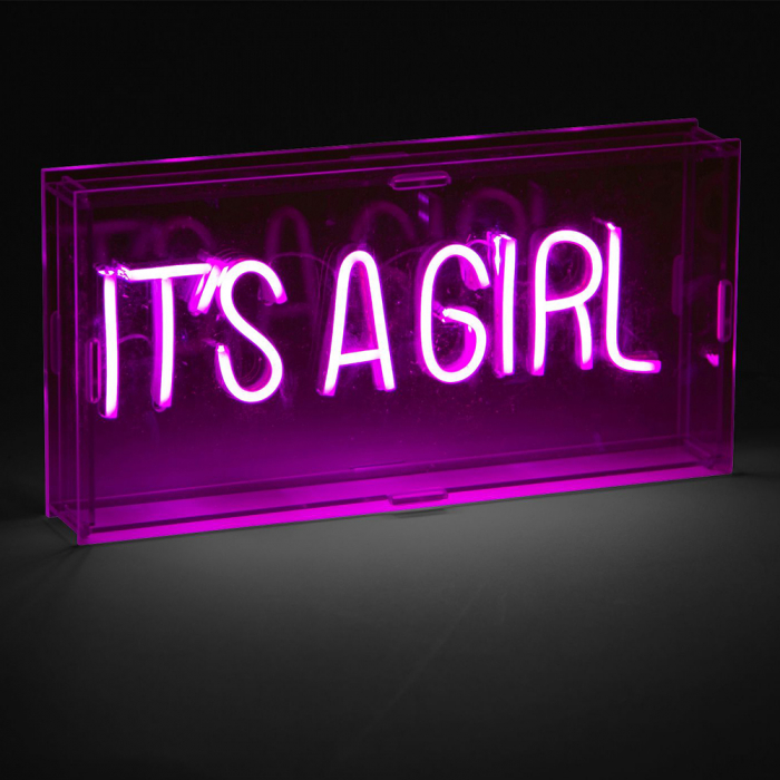 Caseta luminoasa Neon Childhome 30x15 cm, Roz - Resigilat [2]