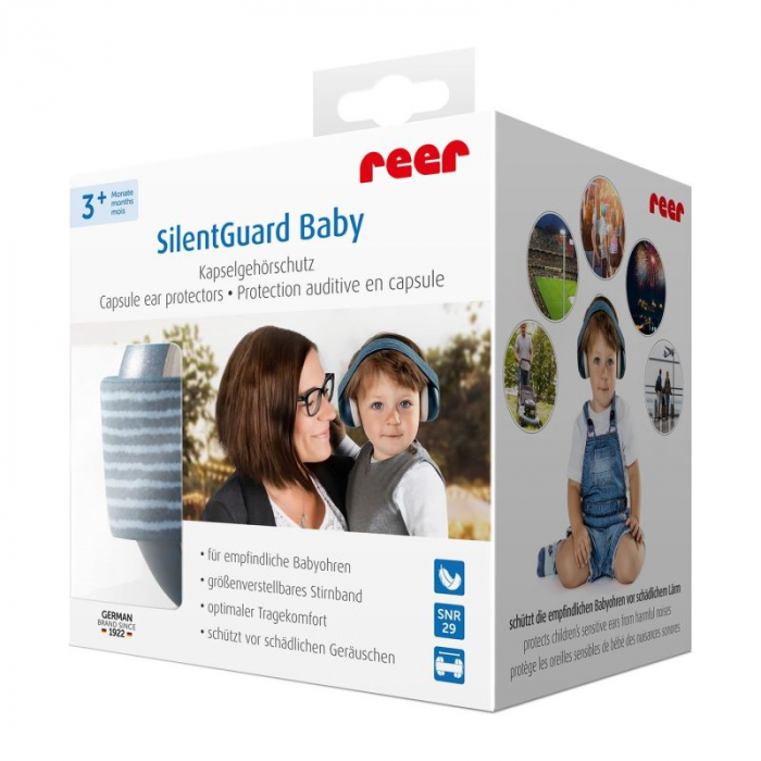 Casti antifonice pentru bebelusi REER SilentGuard Baby Boy [4]