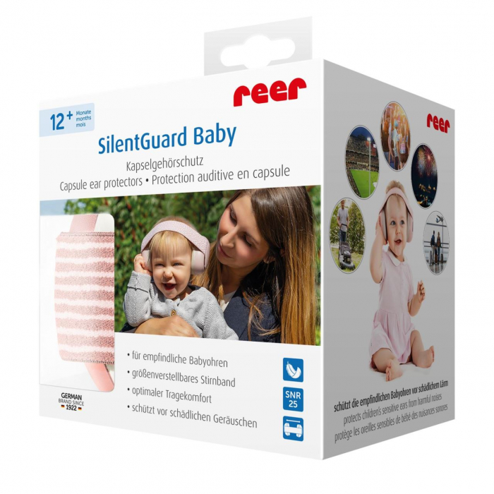 Casti antifonice pentru bebelusi REER SilentGuard Baby Girl [6]