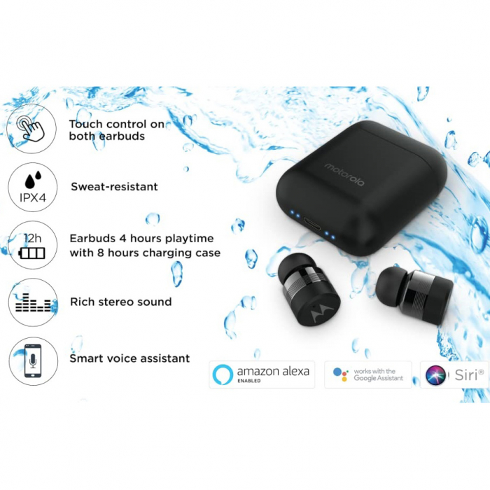Casti audio wireless Motorola VerveBuds110 Compact True [5]
