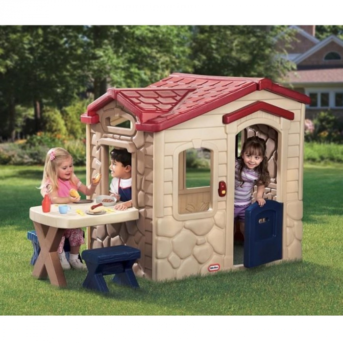 Casuta Little Tikes de picnic cu terasa pentru copii [2]