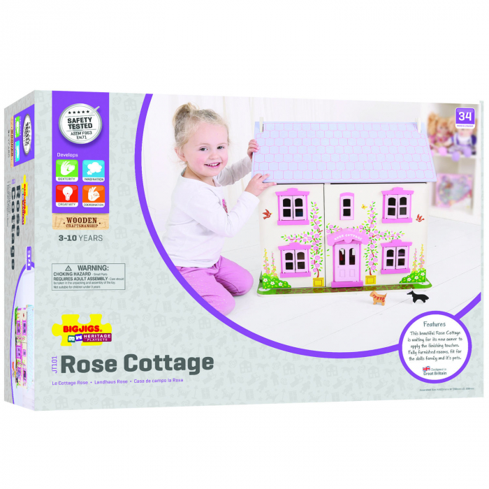 Casuta din lemn pentru papusi - Rose [9]