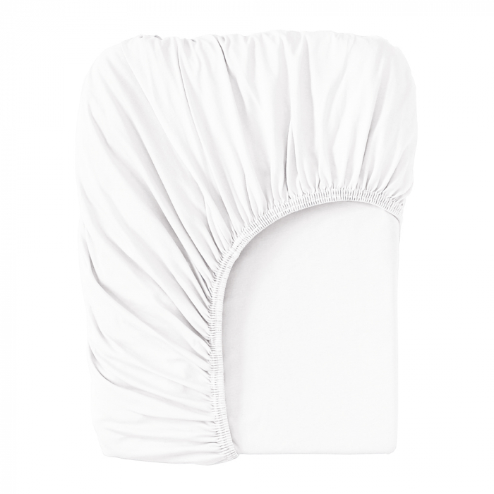 Cearsaf saltea 90x200 cm Childhome, Jerse Alb [2]
