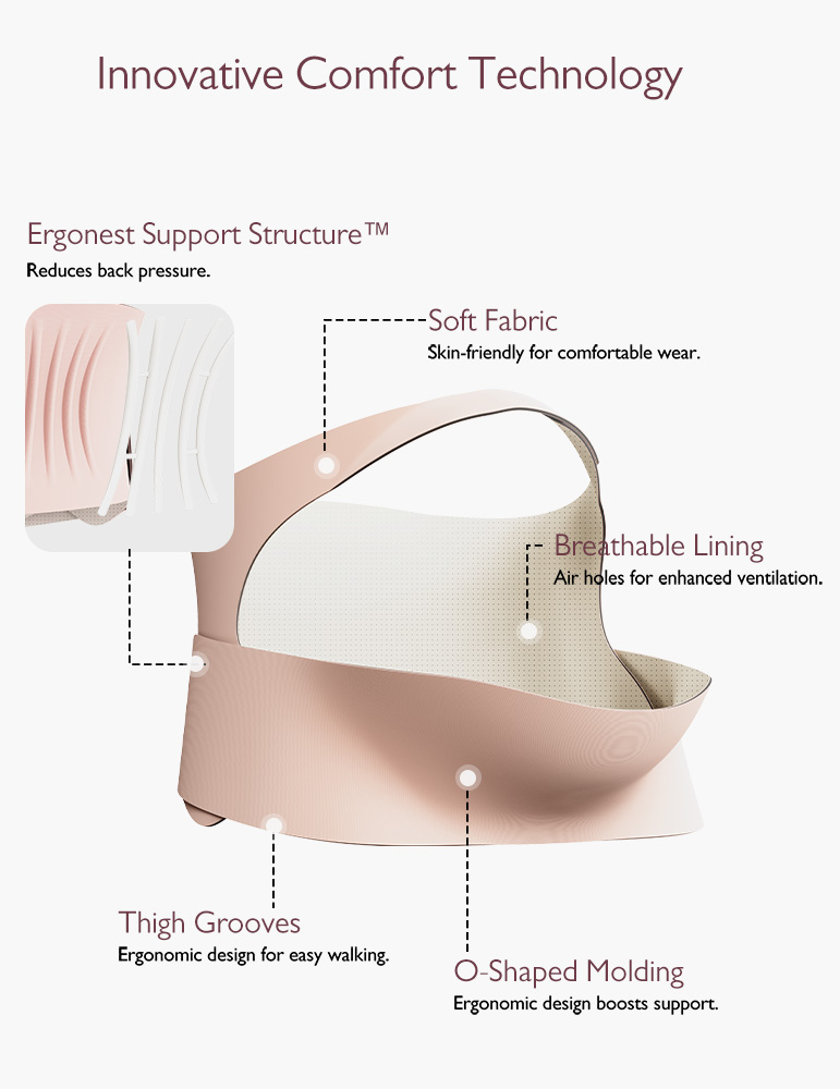 Centrura gravide Momcozy pentru sustinerea greutatii abdominale Skin L [5]