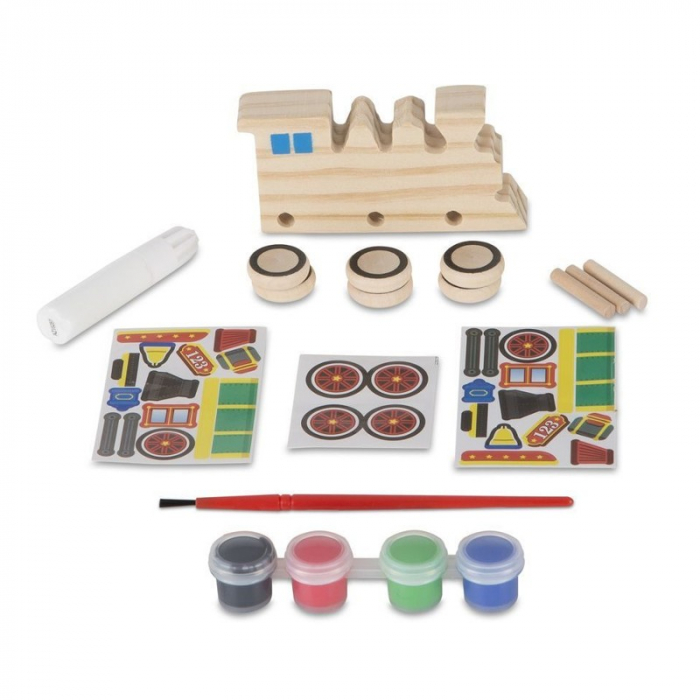 Coloreaza-ti locomotiva din lemn Melissa and Doug [2]