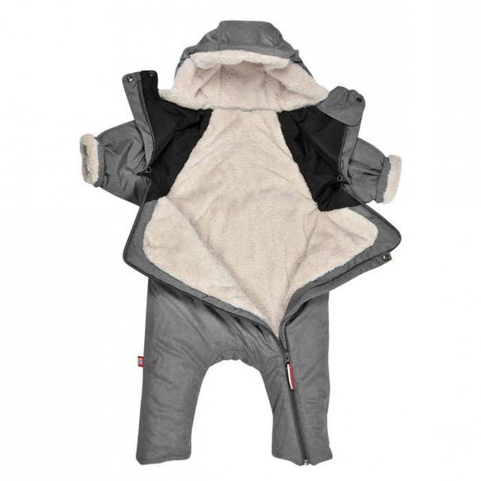 Combinezon Red Castle T-zip 0-6 luni Grey [2]