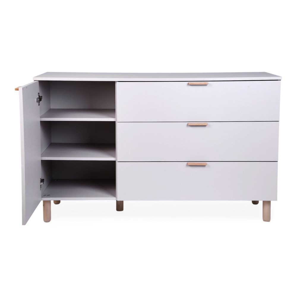 Comoda Childhome Clay 137x77x98 cm cu masa de infasat [7]