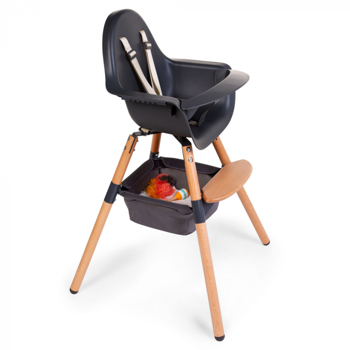 Cos accesorii pentru scaun de masa Childhome Evolu, Antracit [3]